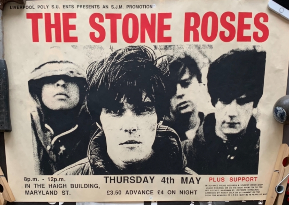 The Stone Roses, Sjm Concerts, Dgf, Poster - 4th May 1989